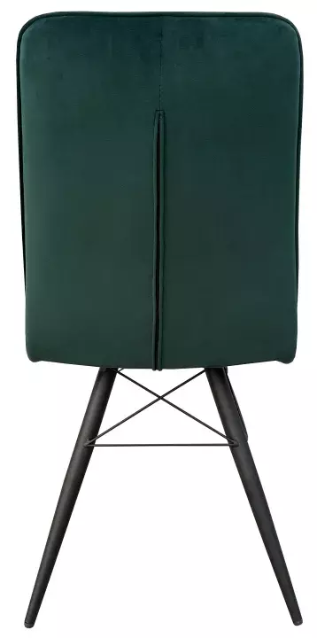 Indoormöbelset Stuhl Vicenza und Sofa Modena dunkelgrün und Baumkantentisch Monza