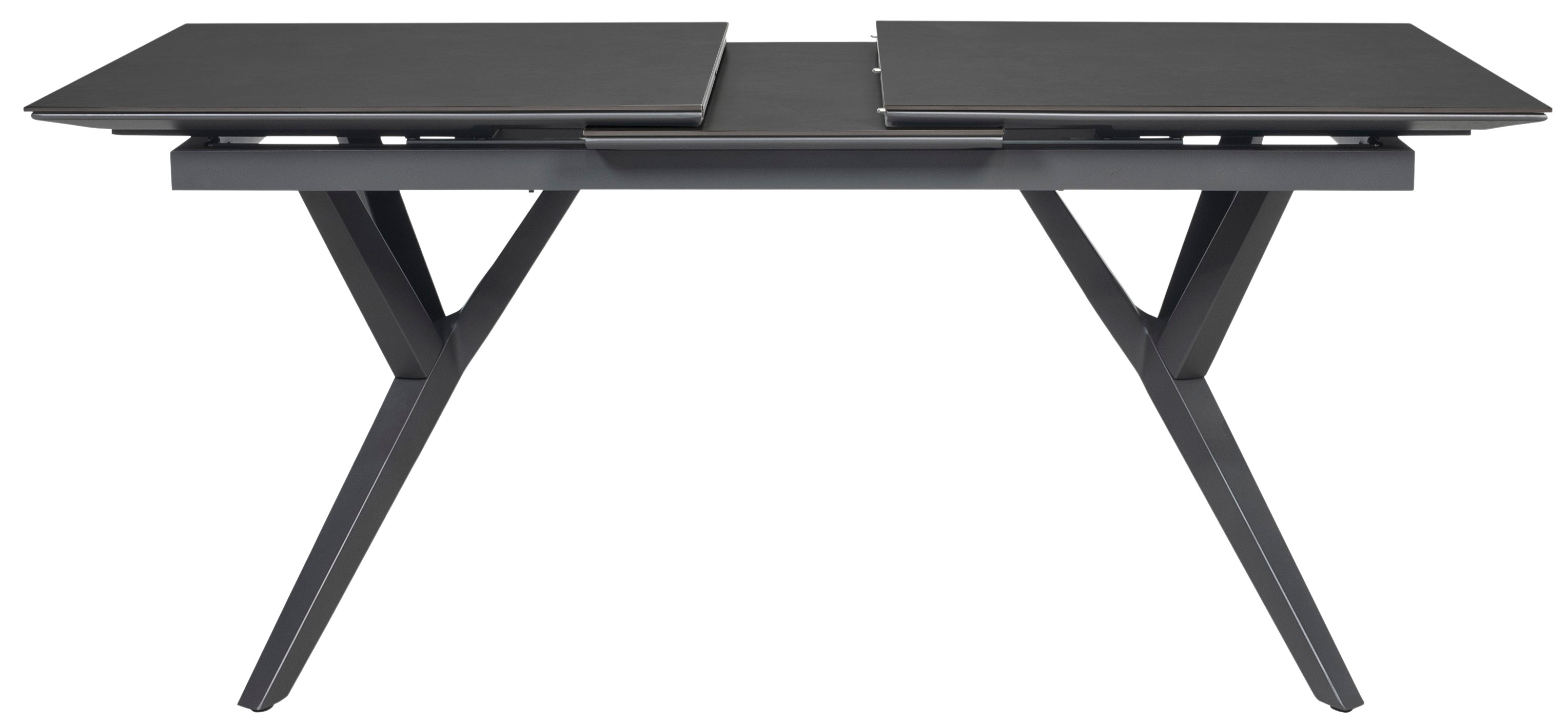 Ausziehtisch Valor 160/210 x 90 cm dark grey Aluminium