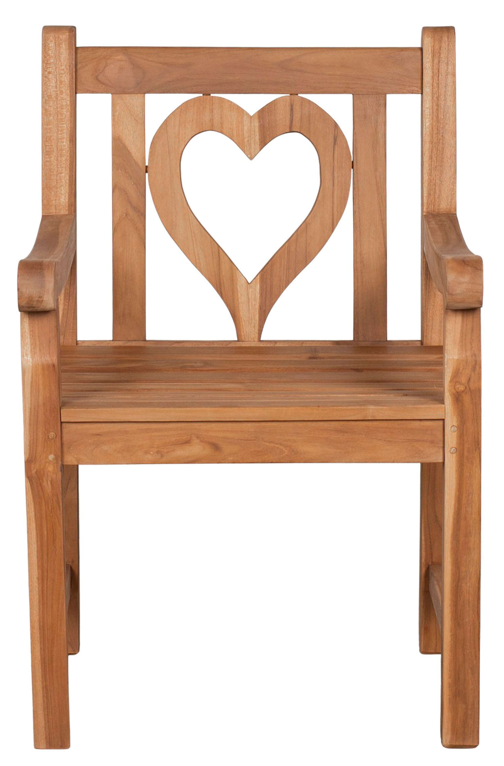 Gartensessel Herz Teak