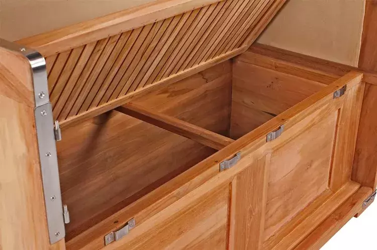 Strandkorb Nordstrand Teak PE grey Dessi... Strandkorb Nordstrand Teak PE grey Dessi...