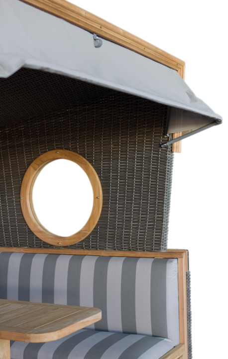 BL20151_Gosch_Lounge_Strandkorb_6_Sitzer_Teak_durchgeflochten_PE_grey_ERA_Dessin_981 _4_