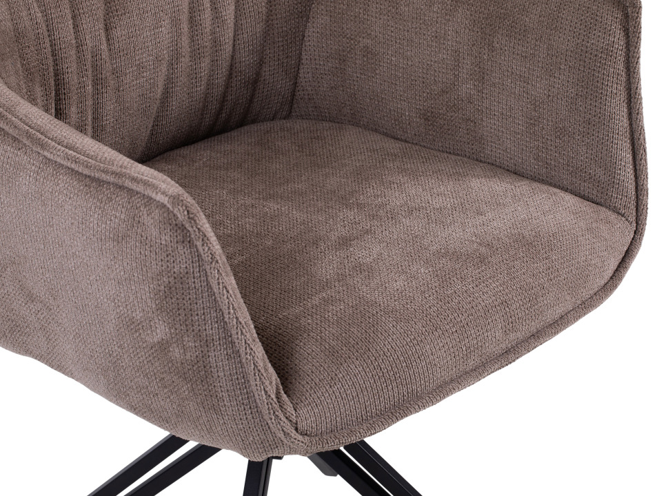 Indoormöbelset Diningsessel Ginosa braun Tisch Barletta smoked oak oval ausziehbar - 13