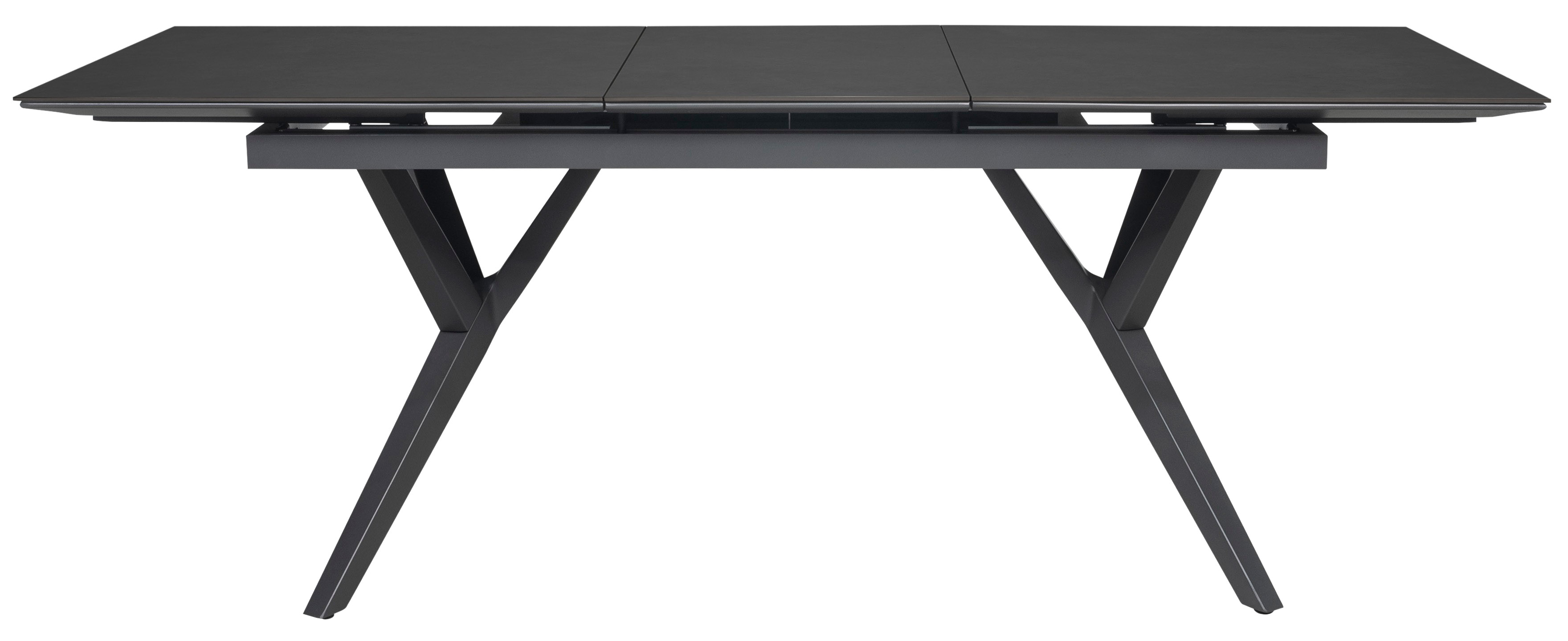 Ausziehtisch Valor 160/210 x 90 cm dark grey Aluminium