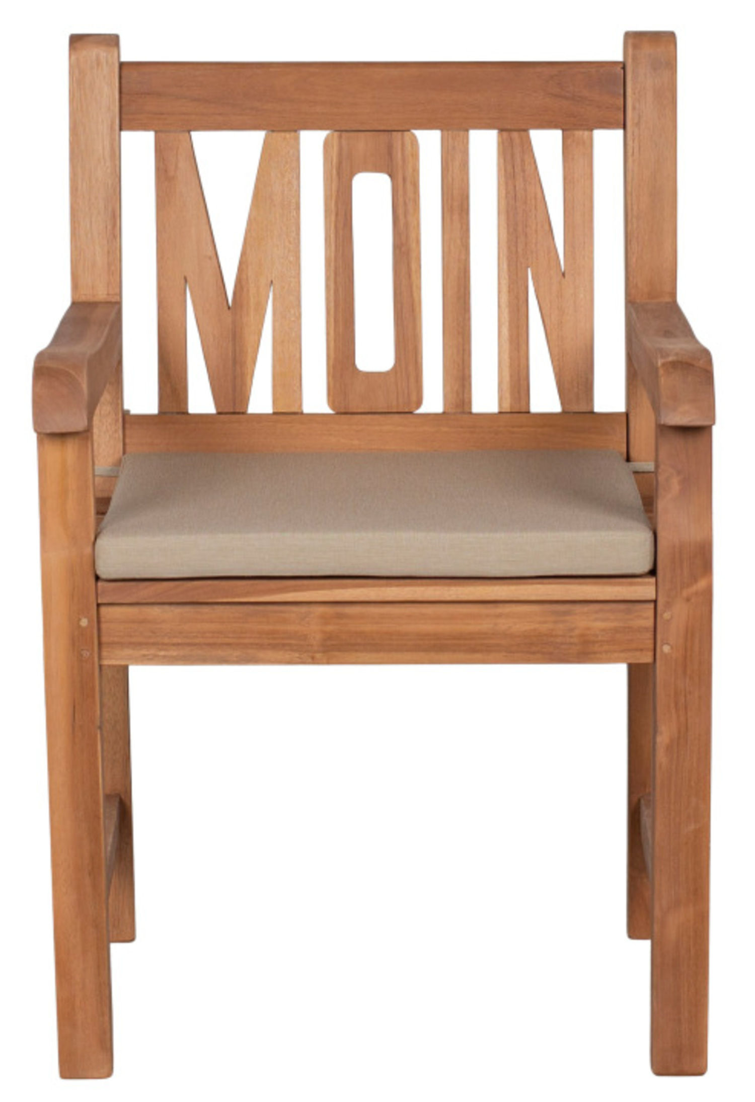 Sitzkissen 2er Set uni taupe ca