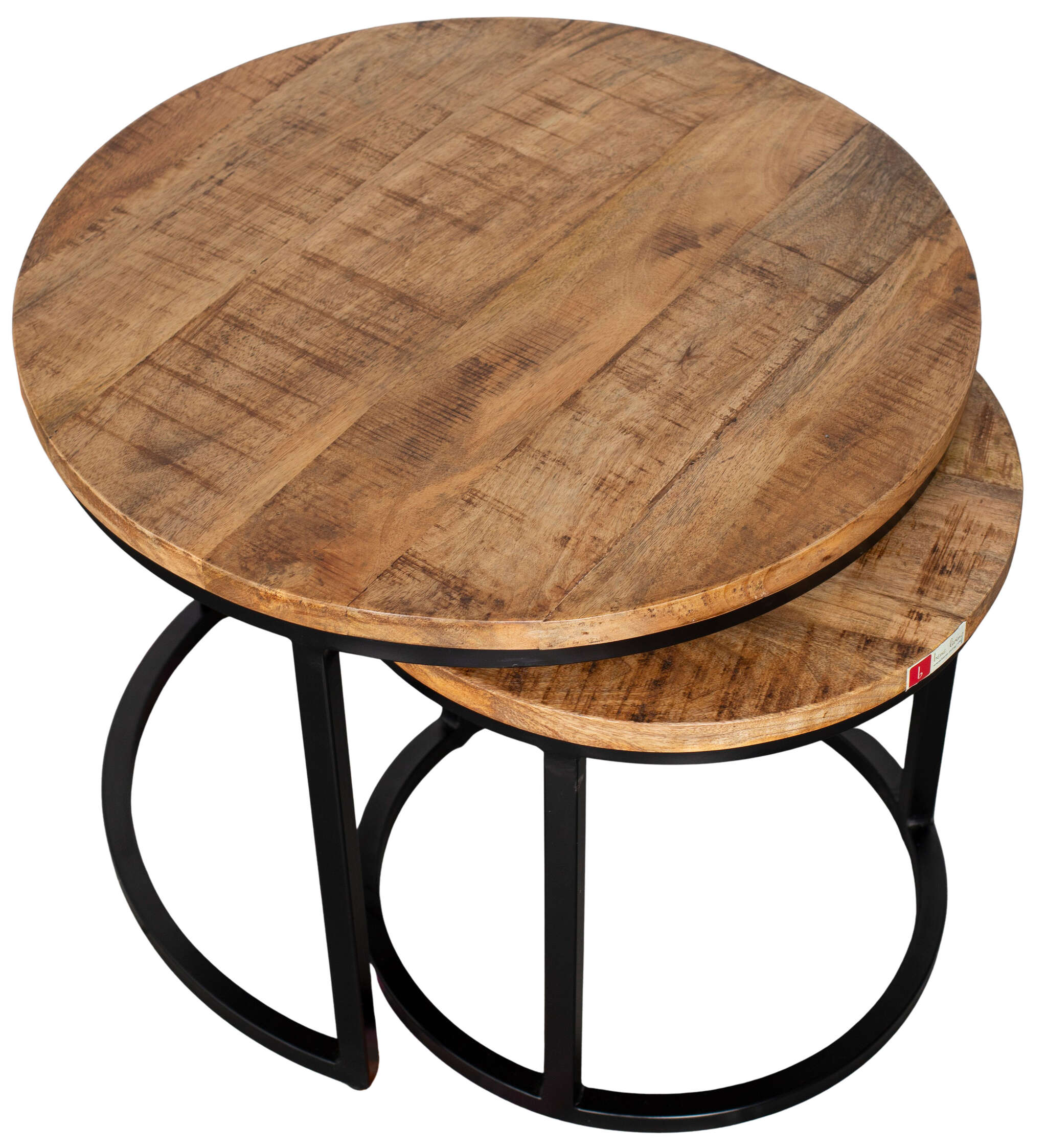 Couchtisch 2er Set Fermo Mango natur