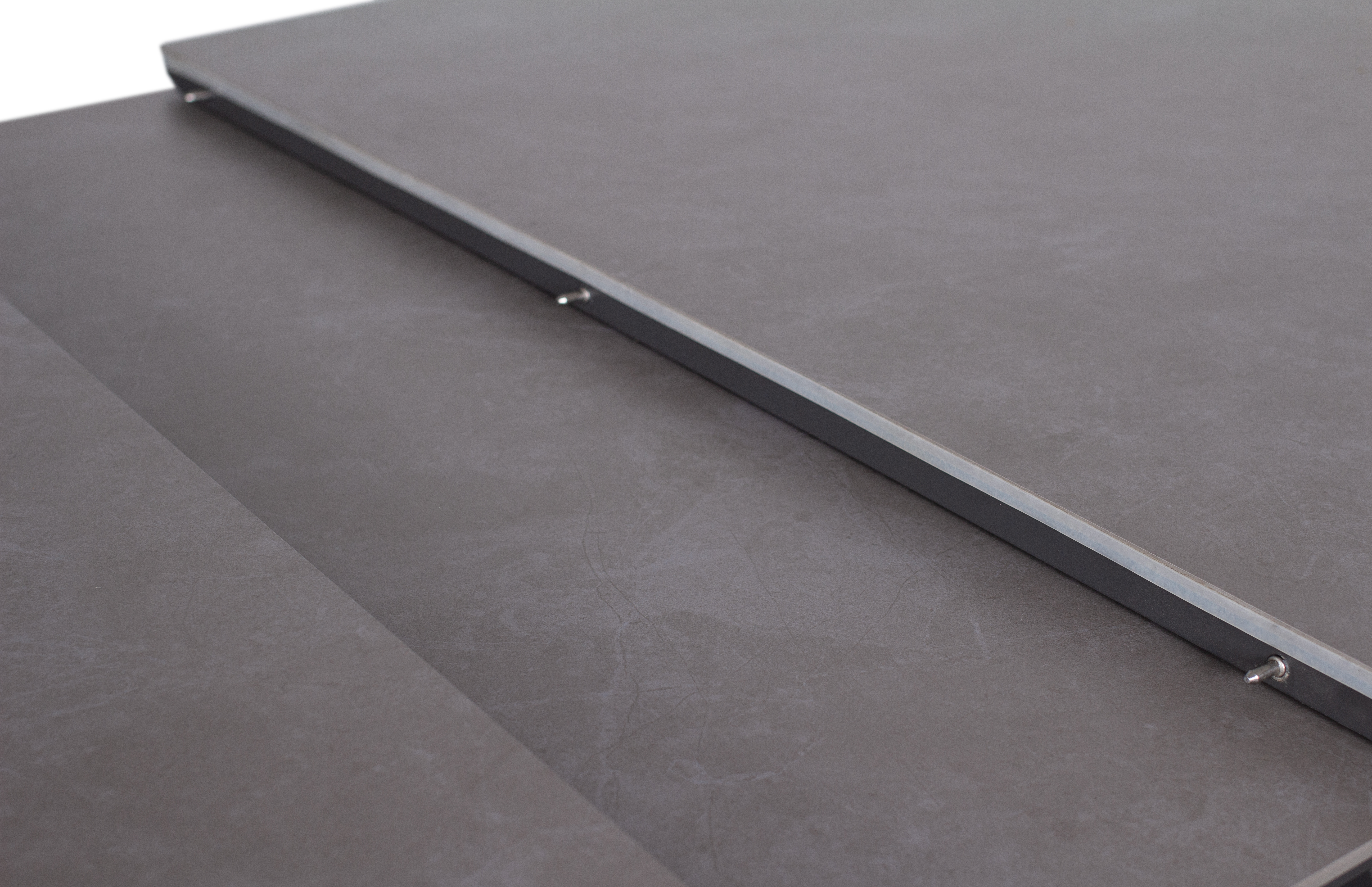 Ausziehtisch Granada 160/210 x 90 cm light grey Aluminium
