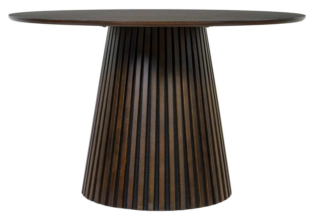 Indoormöbelset Diningsessel Ginosa blau Tisch Barletta smoked oak rund 120cm - 7