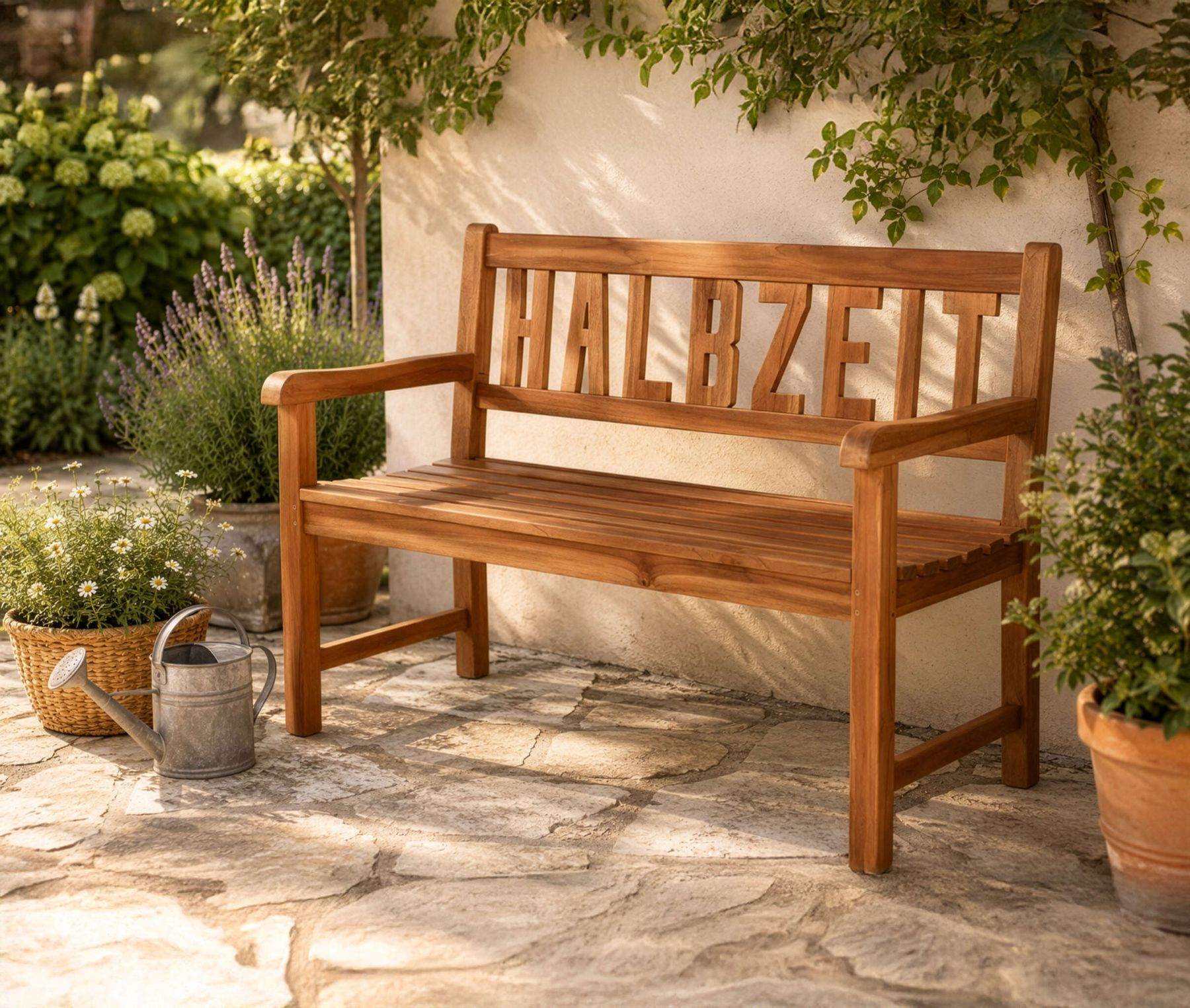 Gartenbank Halbzeit Teak 120 cm - 4