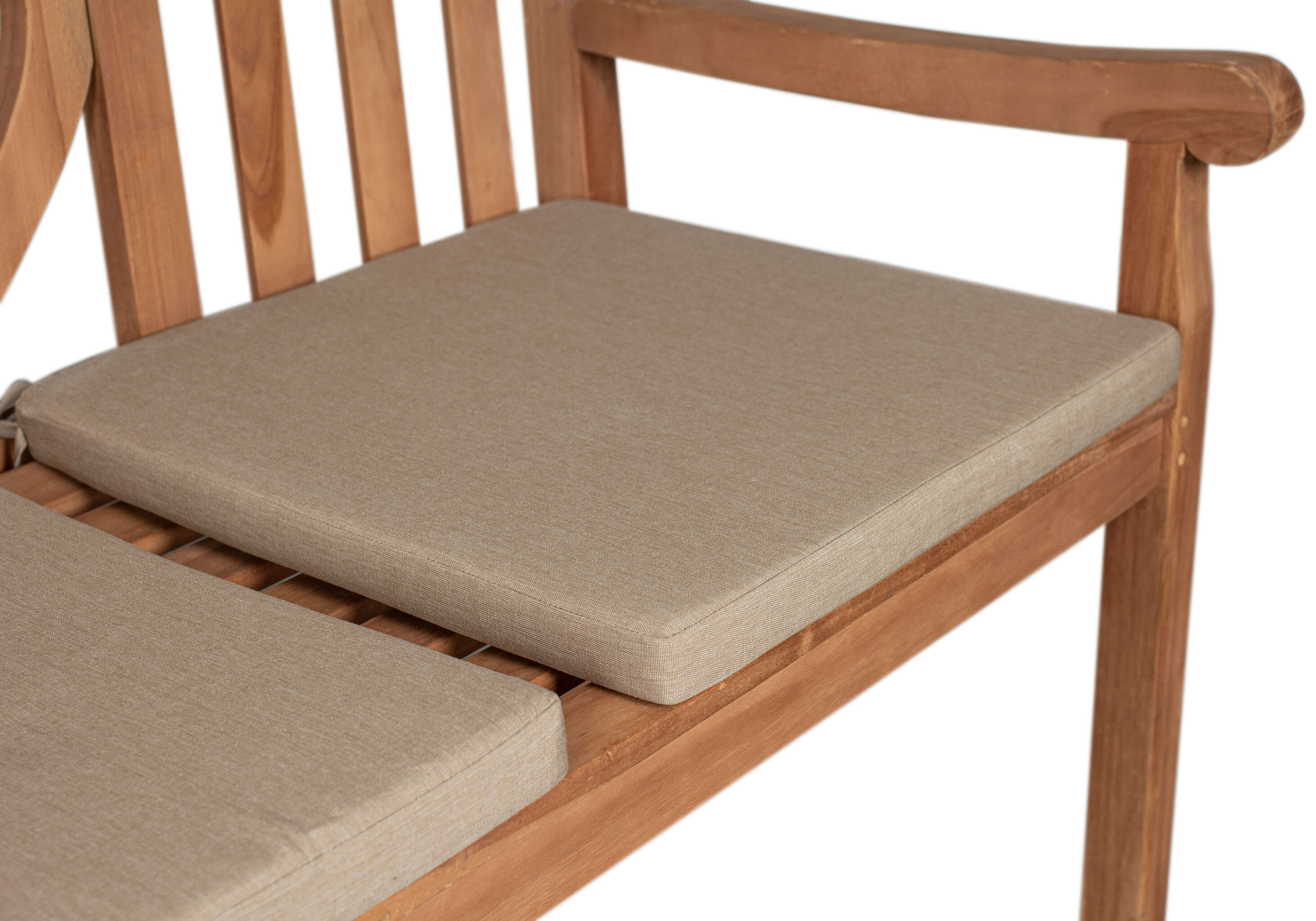 Sitzkissen 2er Set uni taupe ca