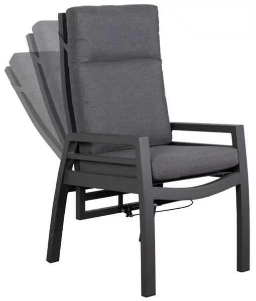 Gartenmöbelset Relaxsessel Merida + Hocker mit Tisch Tarifa 160/210 x 90 cm günstig online kaufen